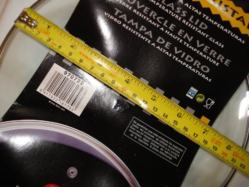 Ibili 970722 - Tapa de Vidro, 22 cm