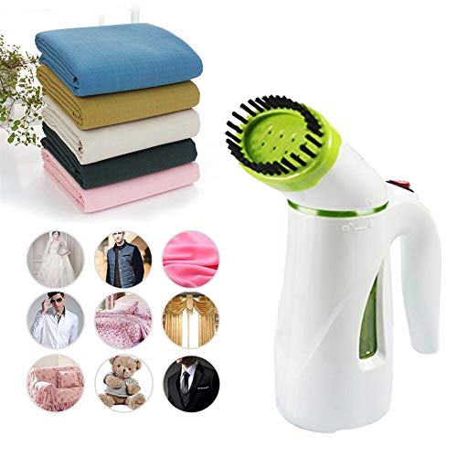 iDWF Servicio de tintorería portátil de Viaje vaporizador Wiht Cepillo for la Ropa Hierro portátil de Vapor de la máquina de Planchado (Color : Pink, Size : EU)