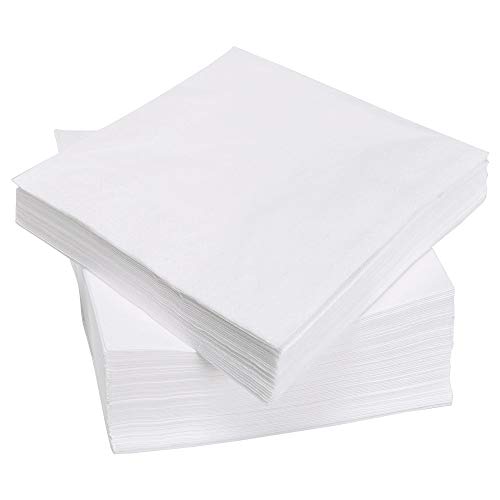 IKEA FANTASTISK – servilleta de papel, blanco/, 100 unidades – 40 x 40 cm