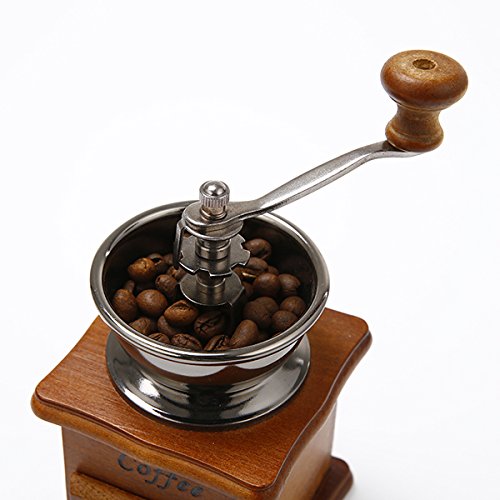 ILS – Retrò mano madera granos café familia molino mini harina