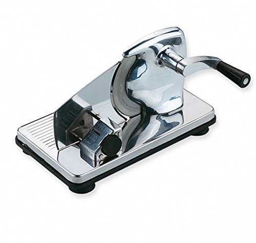 Ilsa Cortadora de fiambres INOX con ventosas, Plateado, Centimeters