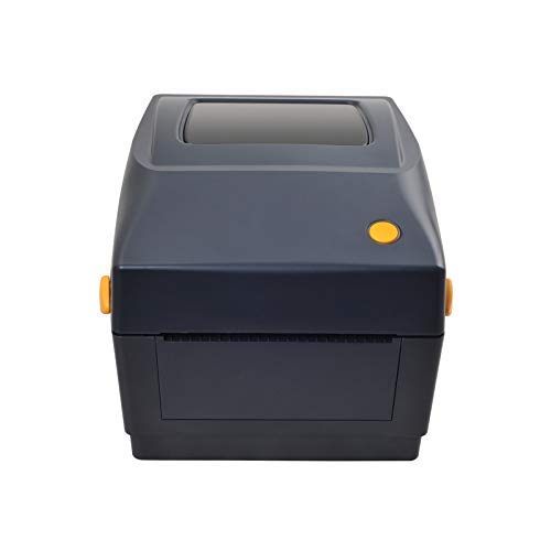 Impresora térmica de Etiquetas de Escritorio, máquina de impresión térmica de Etiquetas de código de Barras, Ancho de envío Ajustable Impresión rápida de Etiquetas 4x6 Compatible con Windows y Mac