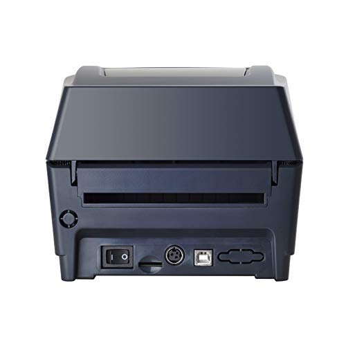 Impresora térmica de Etiquetas de Escritorio, máquina de impresión térmica de Etiquetas de código de Barras, Ancho de envío Ajustable Impresión rápida de Etiquetas 4x6 Compatible con Windows y Mac