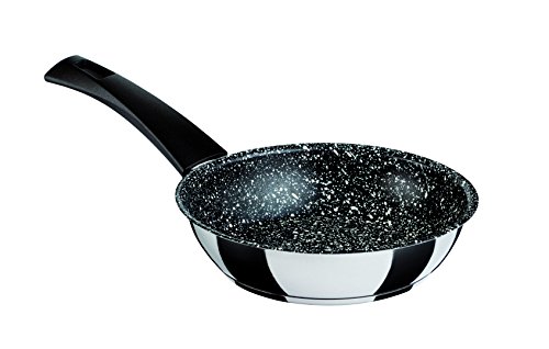 INOXIBAR Sartén con Recubrimiento Efecto Piedra, 26 cm, Acero Inoxidable