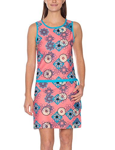 iQ-UV Women's 230 Protective Tunic Vestido de Playa - Coral, X-Large/Talla 44