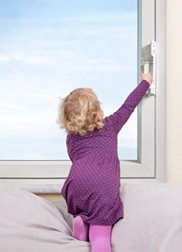 iSi Safe - Dispositivo de seguridad infantil para ventanas, sin agujeros