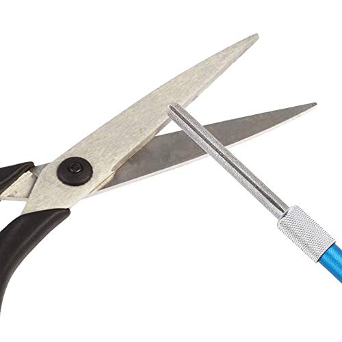 iTimo afilador de cuchillos, forma de bolígrafo, acero al carbono chapado en diamante