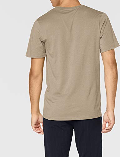 Jack & Jones Jjejeans tee SS Crew Neck Noos Camiseta, Beige (Detalle de Vajilla: Delgado), Pequeño (tamaño del Fabricante: S) para Hombre