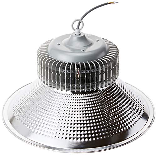 Jandei - Campana LED suspendida 100W 10500 lúmenes (=300W) luz blanca 6000K Interior IP20 para taller, almacén...