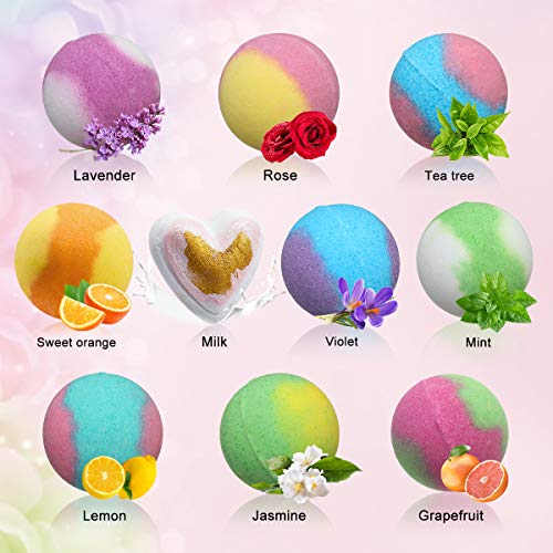 Janolia Bolas de baño 9x60g, para SPA y relajación en Burbujas, adecuadas para Mujeres, Hombres, niños