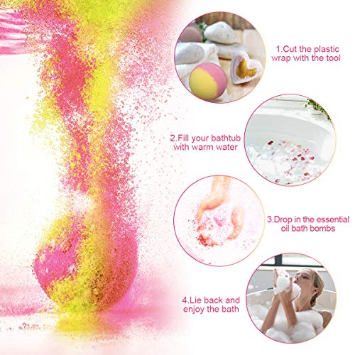 Janolia Bolas de baño 9x60g, para SPA y relajación en Burbujas, adecuadas para Mujeres, Hombres, niños