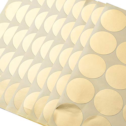 JAOMON 220 Piezas de Pegatinas de Pared de Puntos Dorados, Decoración de Pared de Puntos para Dormitorio, Sala de Estar Cocina, Pegatinas, Pegatinas de Pared Circulares Extraíbles