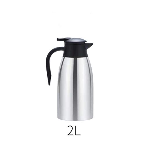 Jarra Térmica 2 litros Acero Inoxidable Termo de Café Jarras para el té y el café