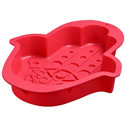 JasCherry Mano de Suerte Moldes de Silicona para Tartas, Bizcocho y Paste #6