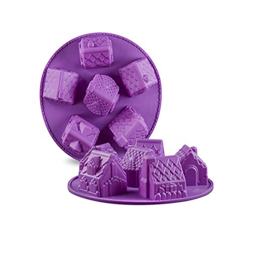 JasCherry Moldes de Silicona para Tartas, Chocolate, Caramelo, Jalea y Hielo - Casa de la historieta