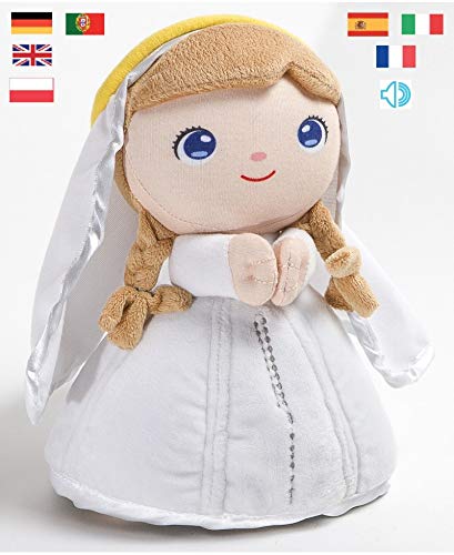 Jesusito de mi vida Peluche Virgen María Oración Ave María 7 Idiomas 22 cm. (Ref. 2003)