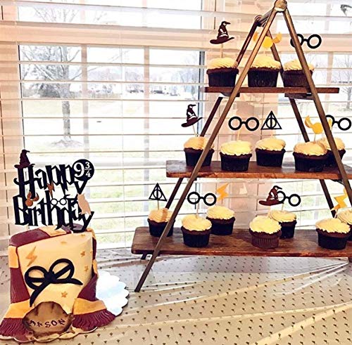 JeVenis Decoración para tarta de cumpleaños con diseño de Mago