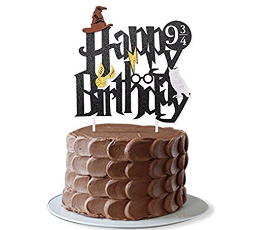 JeVenis Decoración para tarta de cumpleaños con diseño de Mago