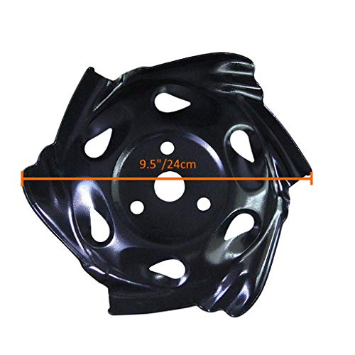 JiaMeng Cortamalezas Tijera cortacésped Recortadoras Cabeza cortadora de malezas Afilador cortadora de césped Weed Trimmer Head para cortadora de césped eléctrica (Negro)