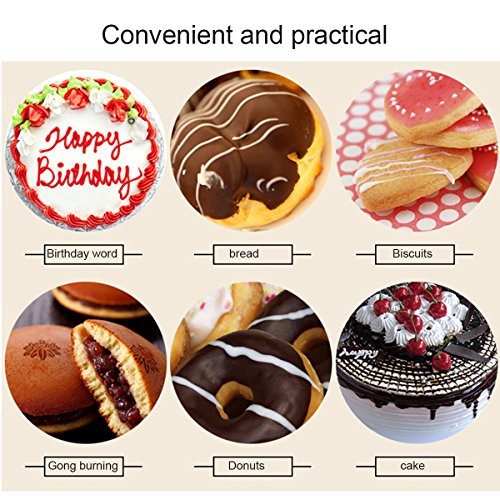jiele Decoraci�n de pastel de cocina pluma Pastry Cream Chocolate reutilizable Jeringa Bol�grafo,L�piz de reposter�a de silicona Biaohua para decorar con crema galletas pasteles-3pieces