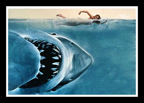 JL Posters and Prints Jaws Movie Horror Shark Poster Wall Art Picture para la decoración del hogar de la habitación