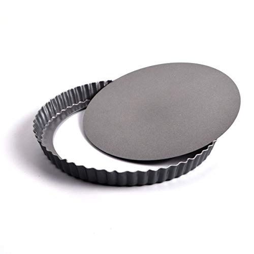 joeji's Kitchen Molde Tarta Desmontable Antiadherente 22cm Molde Desmontable para Tartas y Platos de Quiche | Molde Quiche moldes Tartas