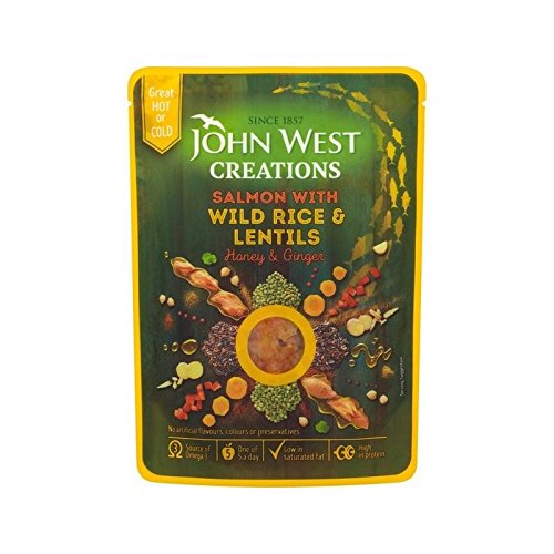John Creaciones Del Oeste 180G Miel Salmón - Paquete de 4