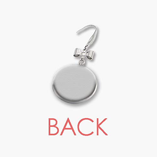 Journey Job Join Letras Art Deco Regalo Moda Arco Pendientes de gota con gancho perforado