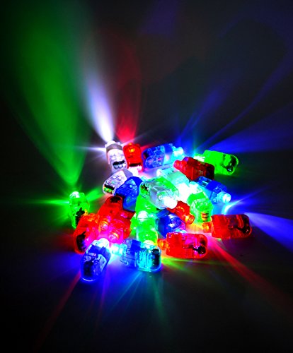 JOYIN 60 PCS Juguetes de lluminación LED con Anillo Luminosas Gelatina Pedregoso Gafas Luminoso Disfraces para Fiestas Accesorios