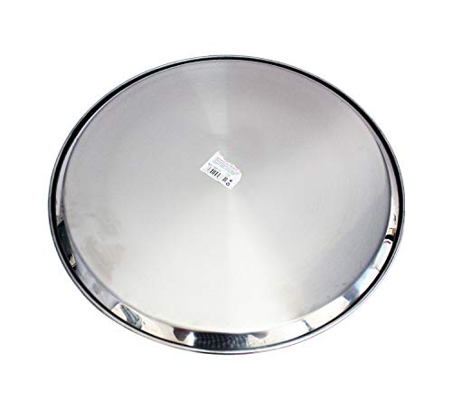 JPJ Bandeja para Servir de Acero Inoxidable Redonda (Ø36 cm x 2)