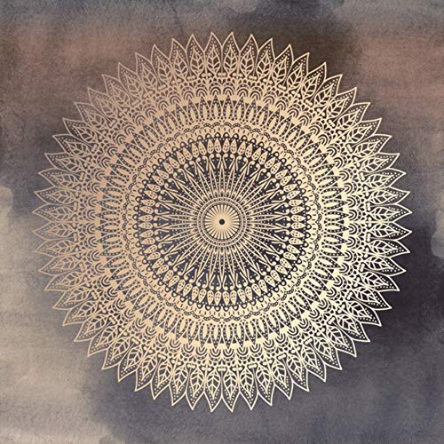jtxqe Paño Caliente de la caída paño Decorativo Mandala Estampado de Flores patrón de tapicería 3 150X130cm