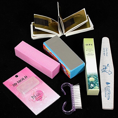 Juego completo de pinceles de gel acrílicos para u?as, kit de manicura