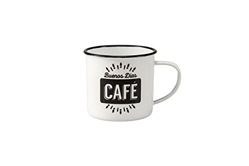 Juego de 4 Tazas Mug vintage esmaltadas para café/té/infusiones.