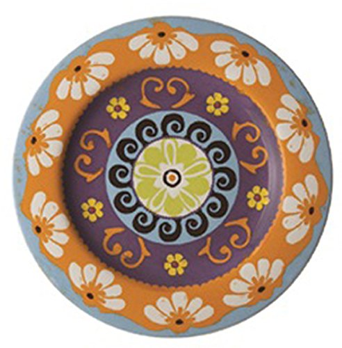 Juego de 6 Platos de Ensalada Estilo mediterráneo Colores Mezclados Nador Mucho X6