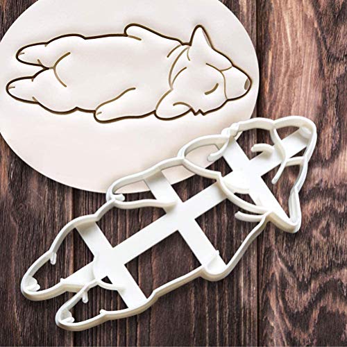 Juego de cortadores de galletas para mascotas, cortador de galletas con forma de perro, cortador de galletas, fondant, para panqueques, forma, máquina de dados de galletas para niños de Navidad