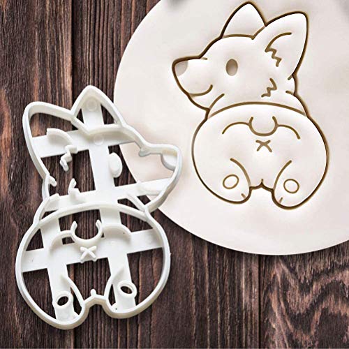 Juego de cortadores de galletas para mascotas, cortador de galletas con forma de perro, cortador de galletas, fondant, para panqueques, forma, máquina de dados de galletas para niños de Navidad