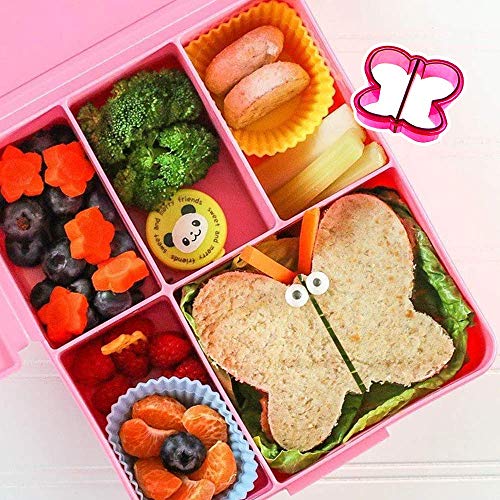 Juego de cortadores de sándwich para niños Molde de Galleta Repostería para Pan Tostada Sandwiches Cookies