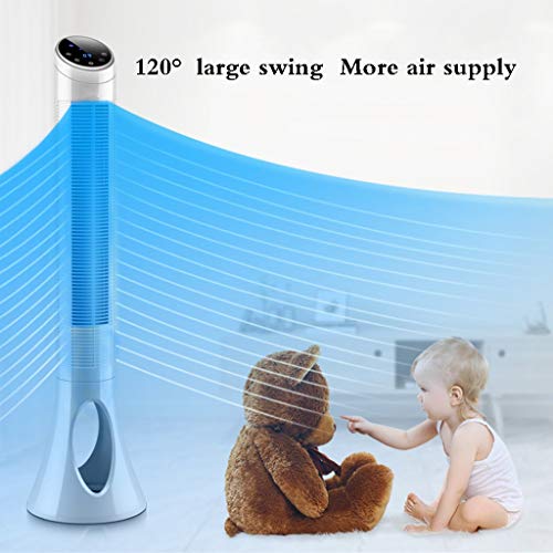 JUNZH Ventilador De Torre, Sin Página Ventilador De Torre Inicio Tipo De Torre Ventilador De Piso Control Remoto Sincronización Sonido Ventilador Vertical Estático Sin Ventilador De Hoja