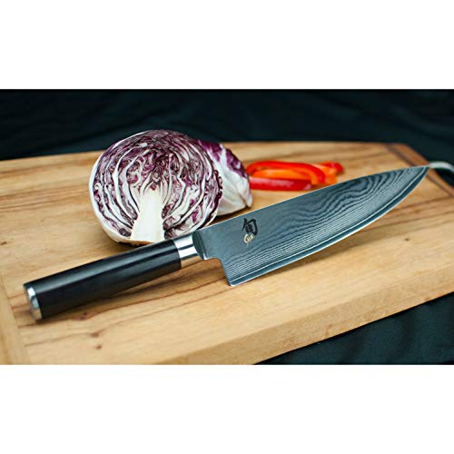 Kai Cuchillos de Cocinero, Acero, Negro, 20 cm