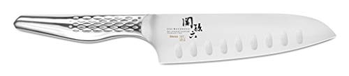 Kai Seki Magoroku Shoso AB-5157 - Cuchillo santoku (hoja de 16,5 cm, acero inoxidable)