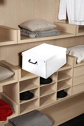 Kanguru Caja en Carton, Blanc, 50x40x25 cm