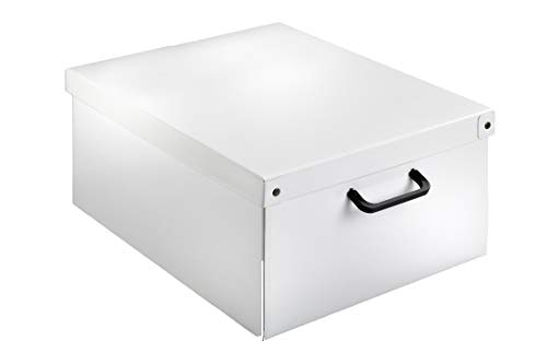 Kanguru Caja en Carton, Blanc, 50x40x25 cm