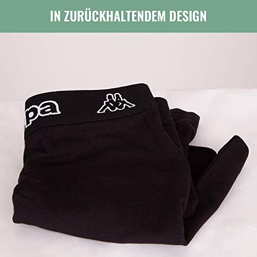Kappa VINESTA - Juego de 6 calzoncillos tipo bóxer estrechos para hombres, pantalones cortos deportivos de algodón suave, corte cómodo, lavadora y secadora multicolor XL