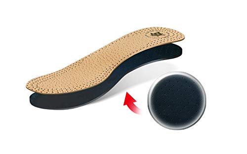 Kaps Plantillas con Carbón para Calzado PECARI, Cuero de Oveja con Curtido Vegetal con Carbón Activado, Elegantes y Cómodas (38 EUR)