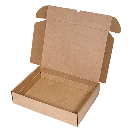 Kartox | Caja con Bandeja Extraible de Catering - Eventos | Caja Fabricada en Cartón Kraft | Talla S | 10 Unidades