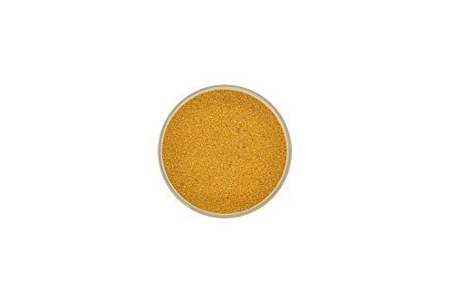 Kasa Decoration - Arena de color naranja para decoración de 1120 g, 11 colores decorativos en tarros rígidos con tapón de rosca, fina 0,2 – 0,6 mm, ideal para tus ideas decorativas