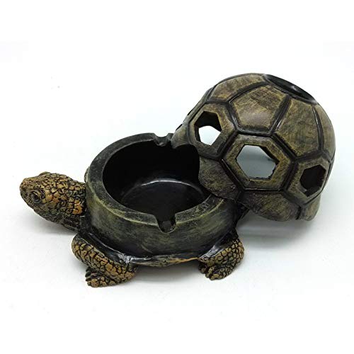 Kashincj Personalizada Caracol Animales Tortuga Hombres Regalo Muebles de hogar cenicero de cumpleaños for los Regalos del día de Padre