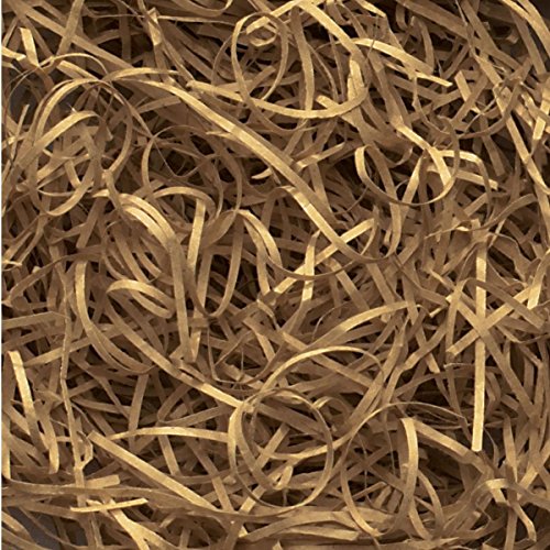 Kate's Hampers Papel triturado e ideal para llenado de cestas y empaques de regalos 500g Oro
