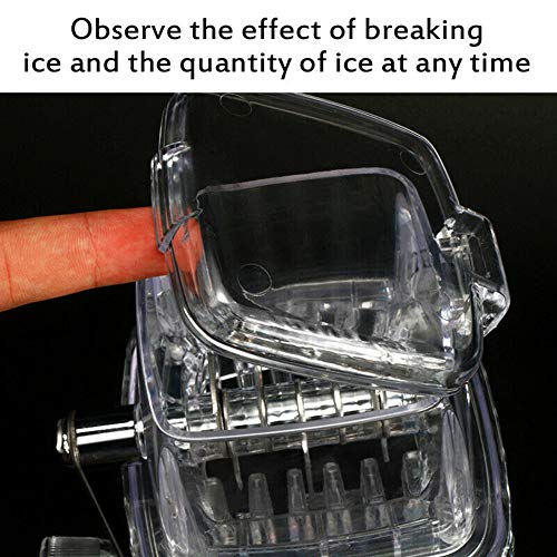 Keepbest - Máquina de trituración manual de hielo manual para máquina de hielo transparente