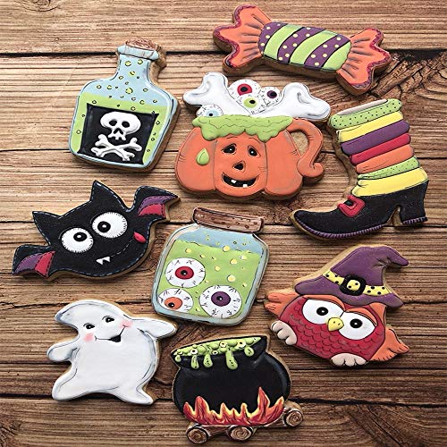 KENIAO - Cortador de galletas con fantasma de Halloween, 3,6 x 3,7 pulgadas, acero inoxidable, por Janka